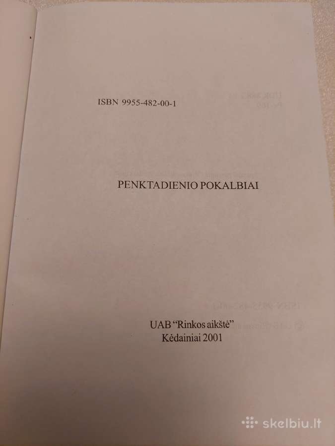 Penktadienio pokalbiai - nuotraukos Nr. 2