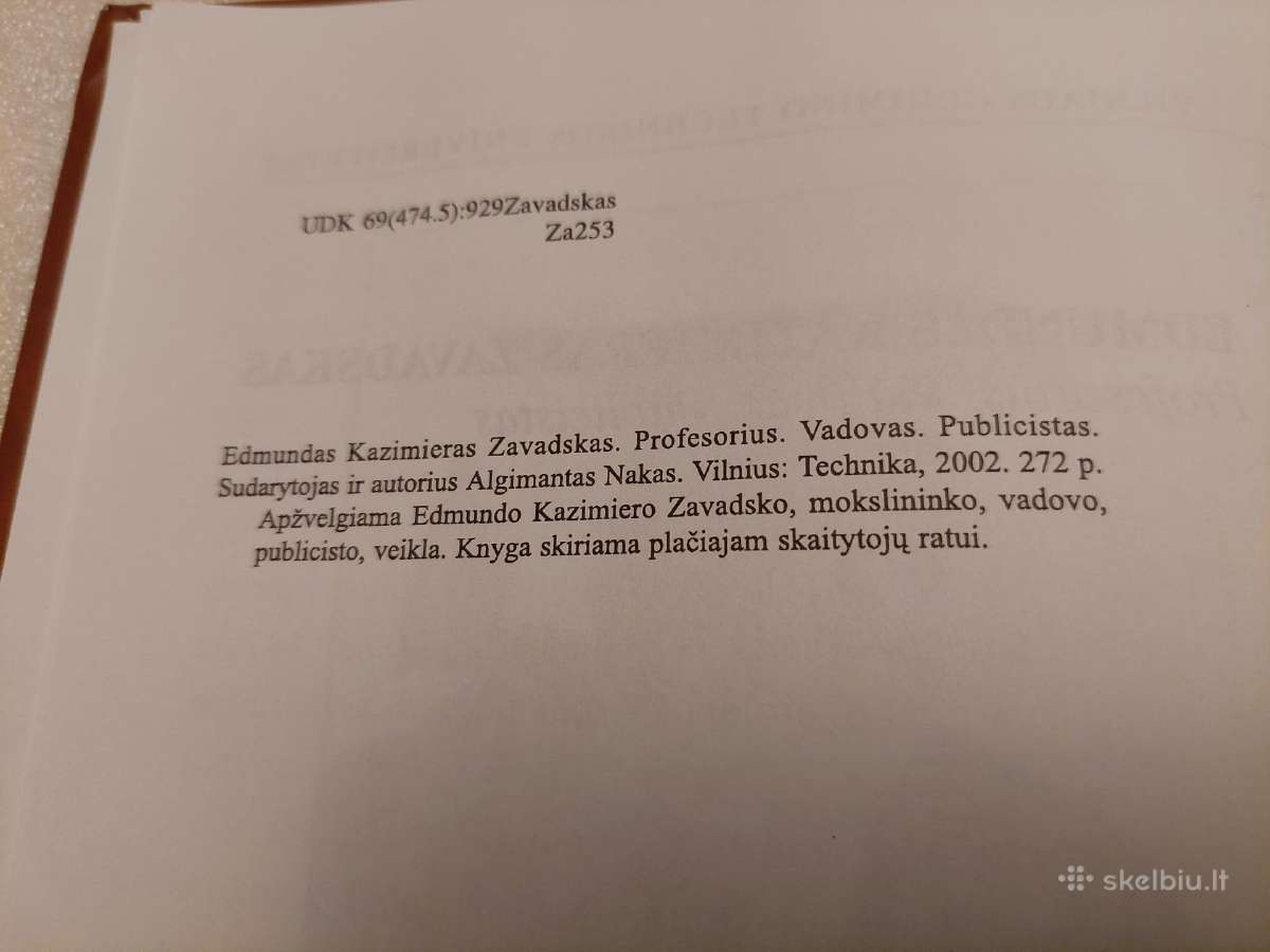 E. K. Zavadskas * Profesorius,vadovas,publicistas - nuotraukos Nr. 3