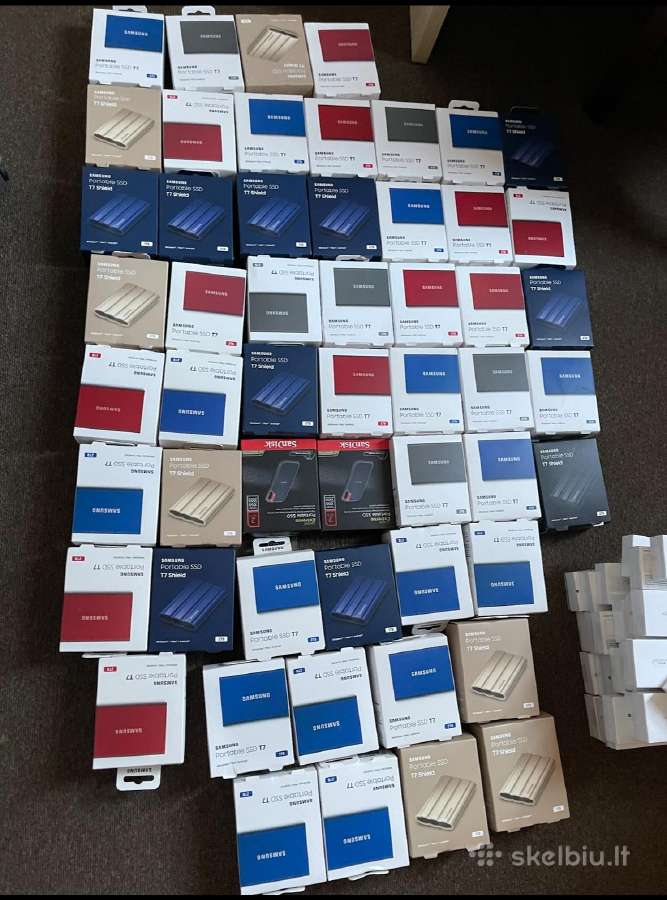 Superku Samsung Sandisk SSD diskelius