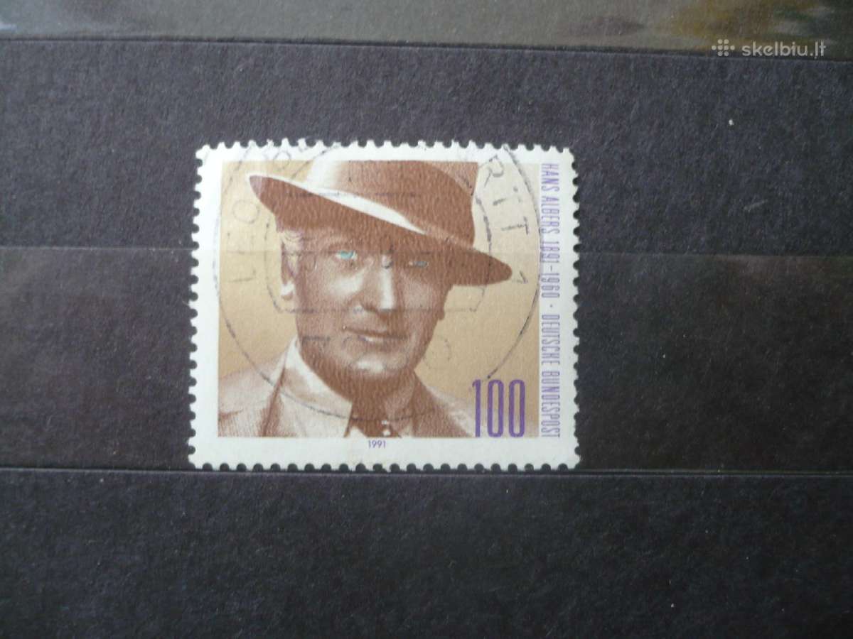 1991 m. 100-osios aktoriaus Hanso Alberso gimimo