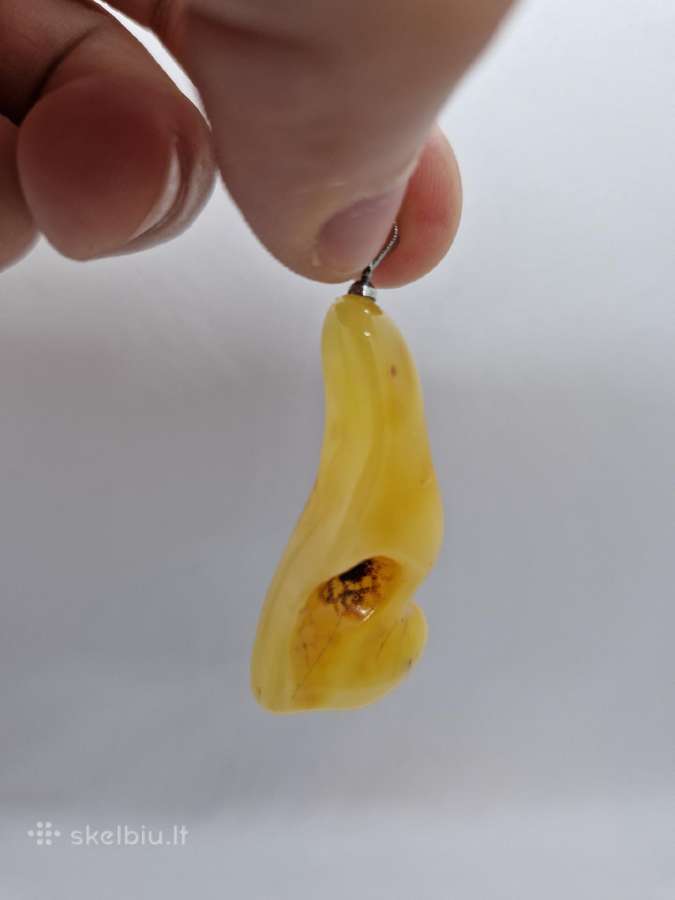 Pakabukas ant kaklo iš tikro Baltijos gintaro. - nuotraukos Nr. 10