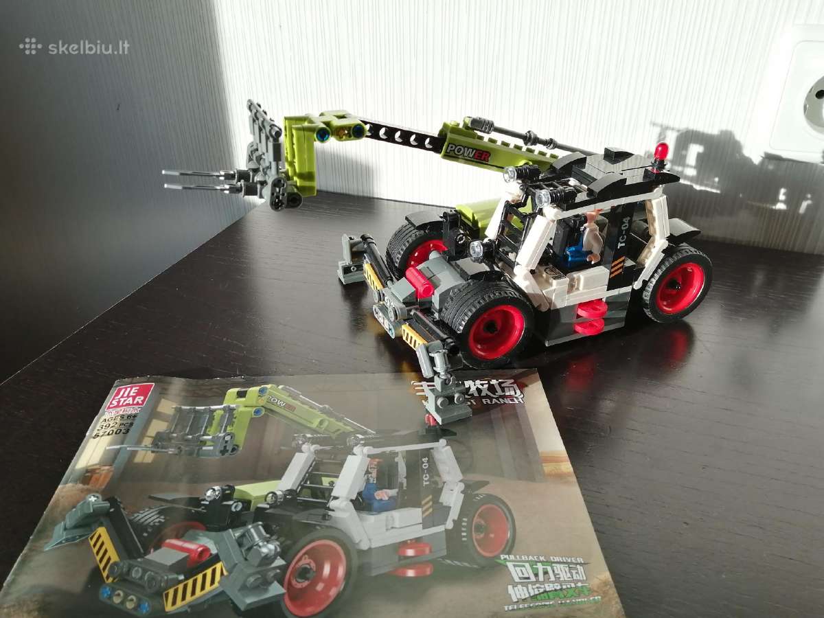 Konstruktorius suderinamas su lego.