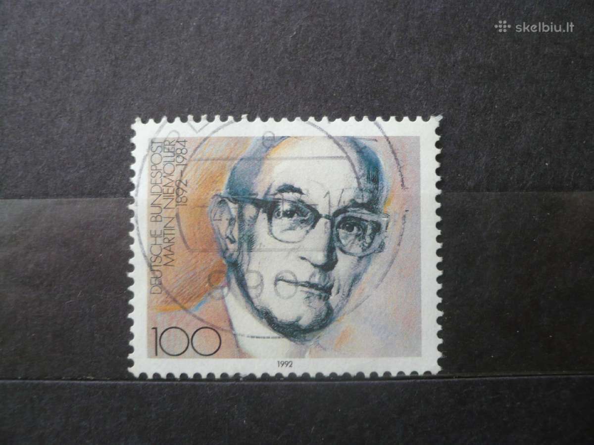 1992 m. 100-osios teologo Martino Niemöllerio