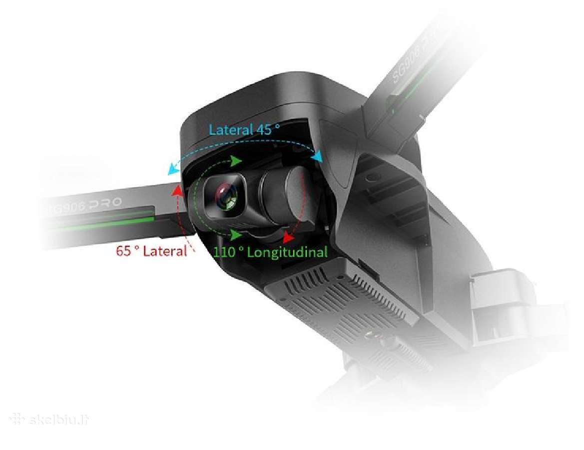 S906 Pro2 dronas su dviejomis kameromis 4k GPS Wif - nuotraukos Nr. 4