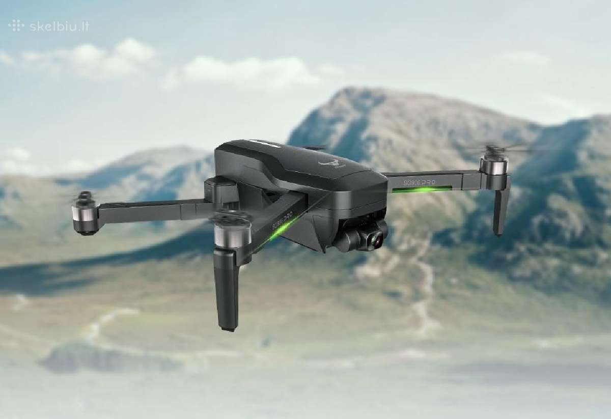 S906 Pro2 dronas su dviejomis kameromis 4k GPS Wif - nuotraukos Nr. 3