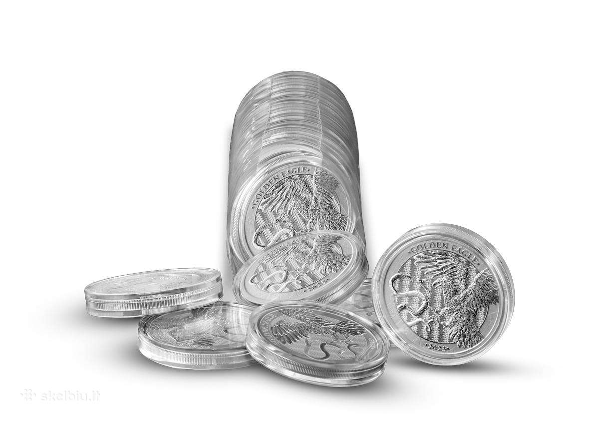 Malta 2023 5 eurai Kilnusis erelis Ag999.9 1oz - nuotraukos Nr. 5