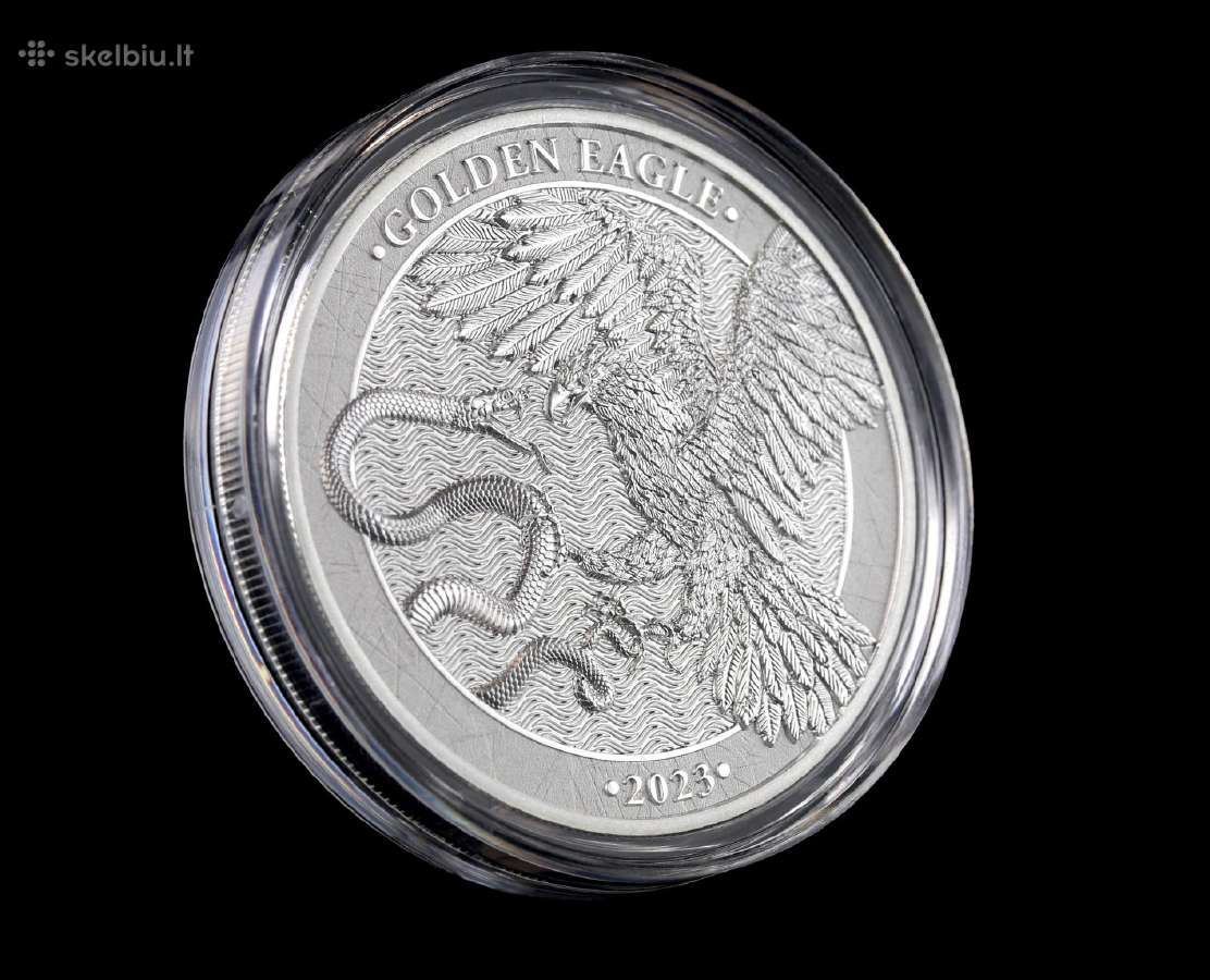 Malta 2023 5 eurai Kilnusis erelis Ag999.9 1oz - nuotraukos Nr. 7