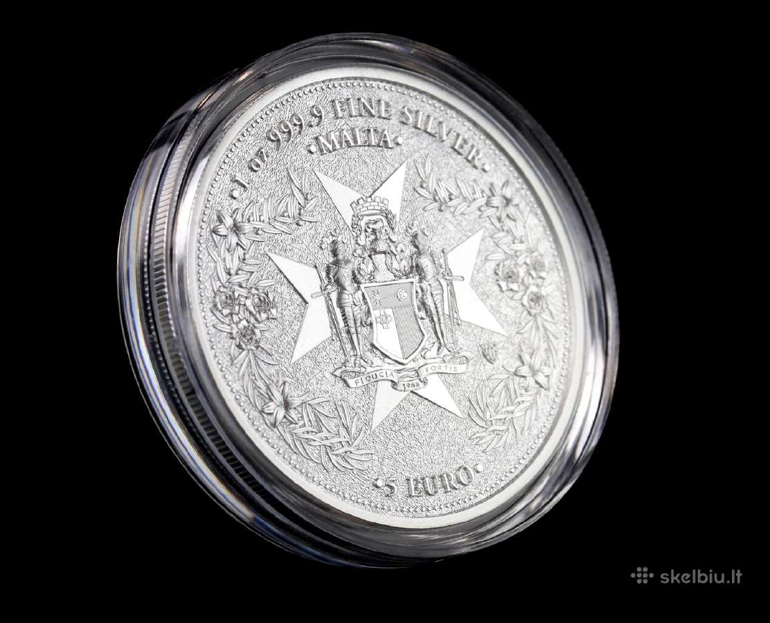 Malta 2023 5 eurai Kilnusis erelis Ag999.9 1oz - nuotraukos Nr. 9