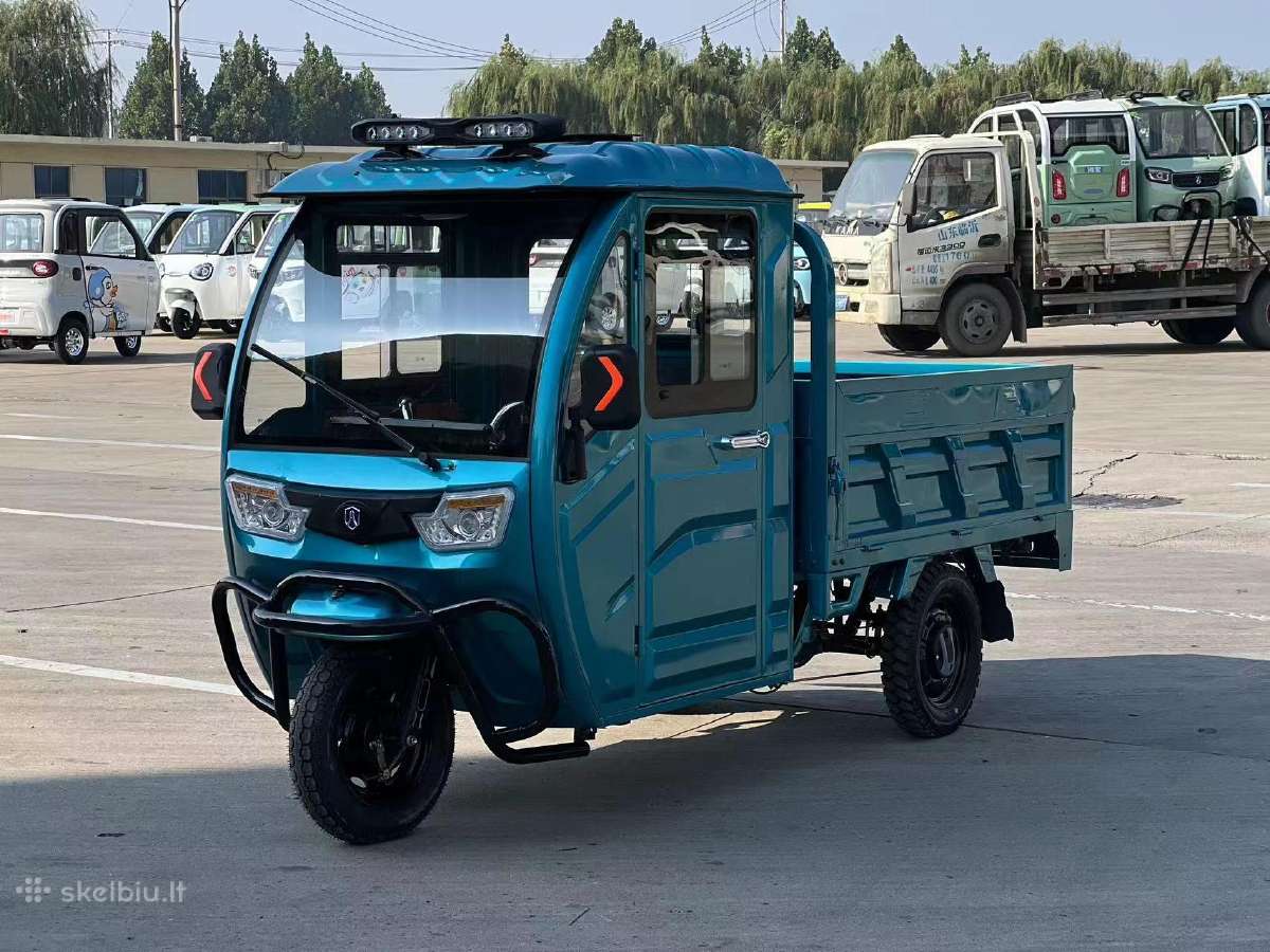 Elektrinis krovininis triratis motoroleris SL-07 - nuotraukos Nr. 7