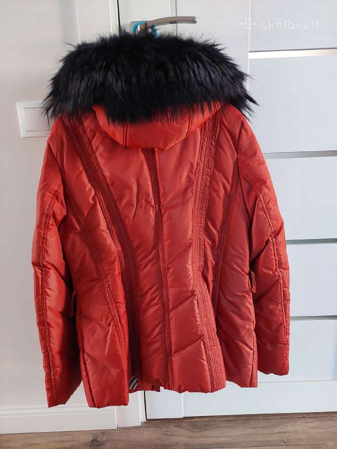 Pūkinė žieminė striukė L-XL - nuotraukos Nr. 2