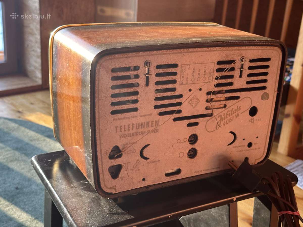 Telefunken Jubilate 4061w lempinis radijukas - nuotraukos Nr. 6