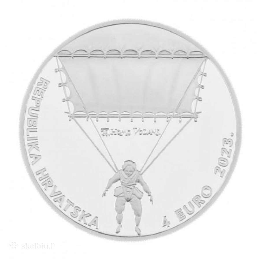 Kroatija 2023 4 eurai Fausto Vrančičiaus išradimai