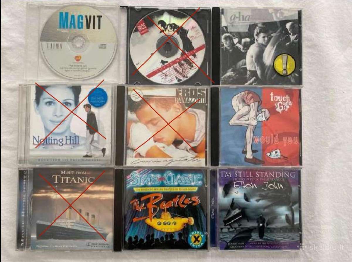 Įvairios muzikos CD