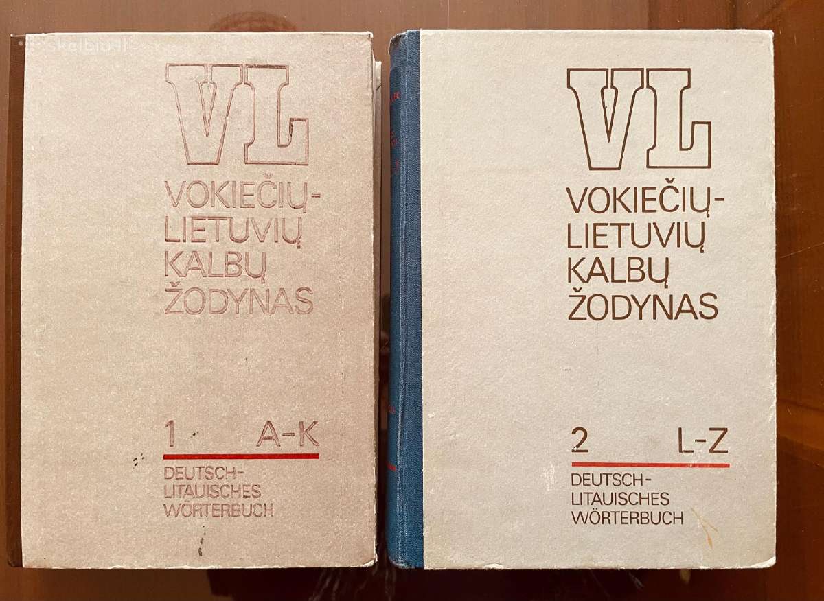 Vokiečių-lietuvių kalbų žodynas, 2 tomai