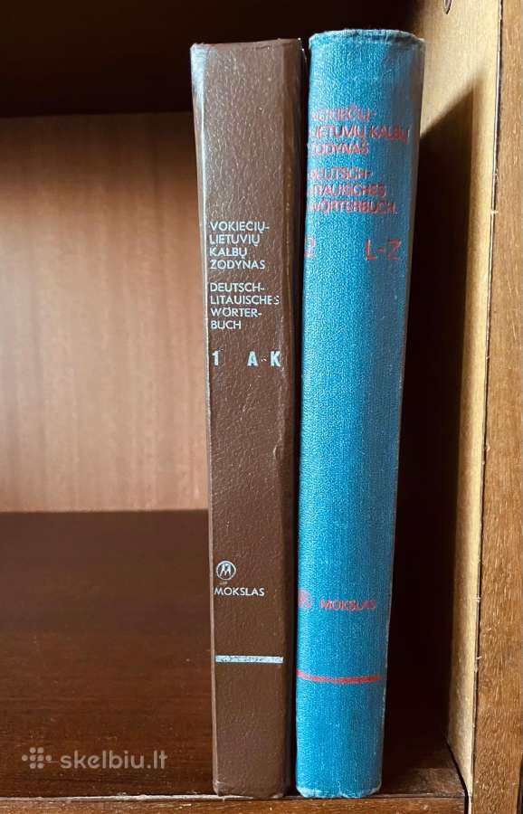 Vokiečių-lietuvių kalbų žodynas, 2 tomai - nuotraukos Nr. 2
