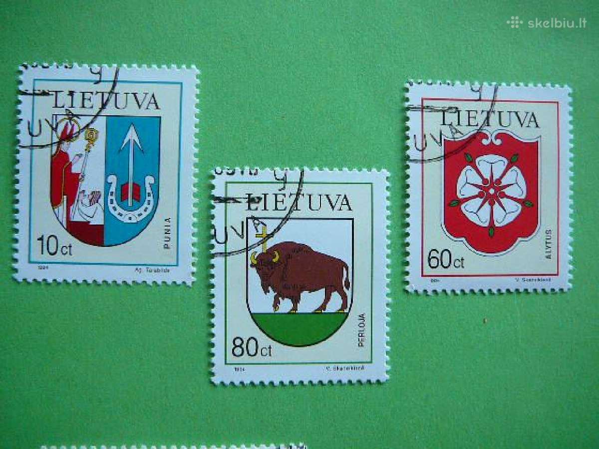 Lietuva 1994 Miestu herbai antsp. lit563a