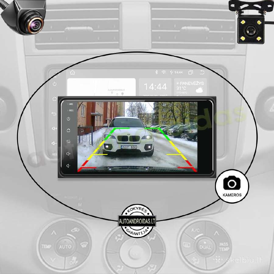 2din Android Toyota Universali Android multimedia - nuotraukos Nr. 7