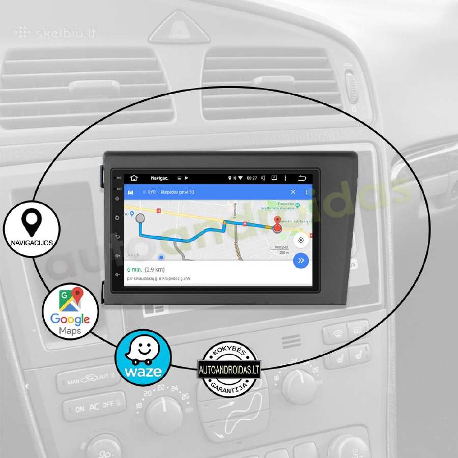2din Android multimedia GPS/WiFi/usb/bluetooth - nuotraukos Nr. 11