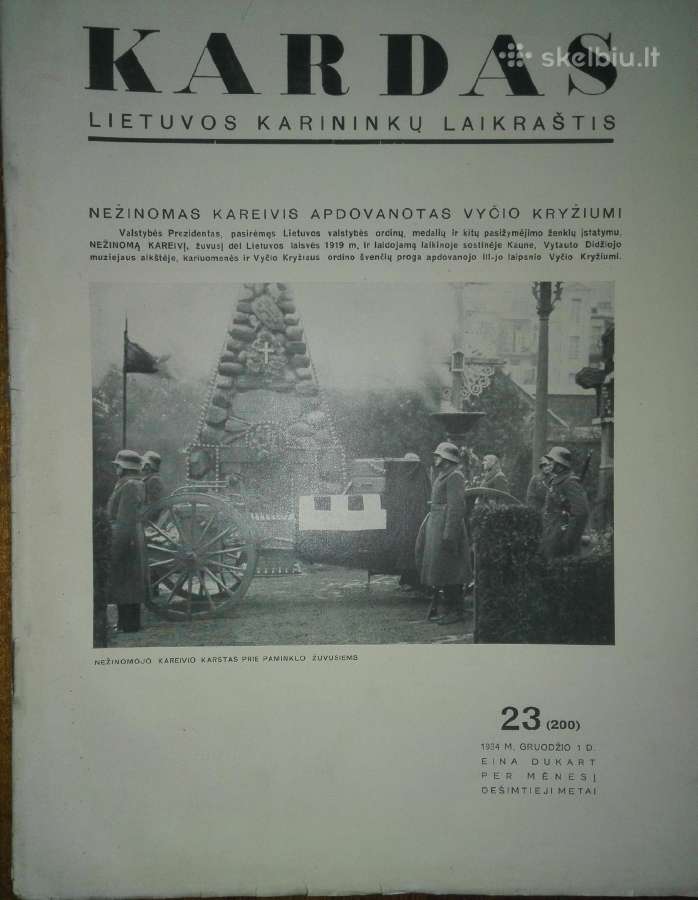 Kardas antikvarinis Lietuvos karininkų laikraštis - nuotraukos Nr. 13