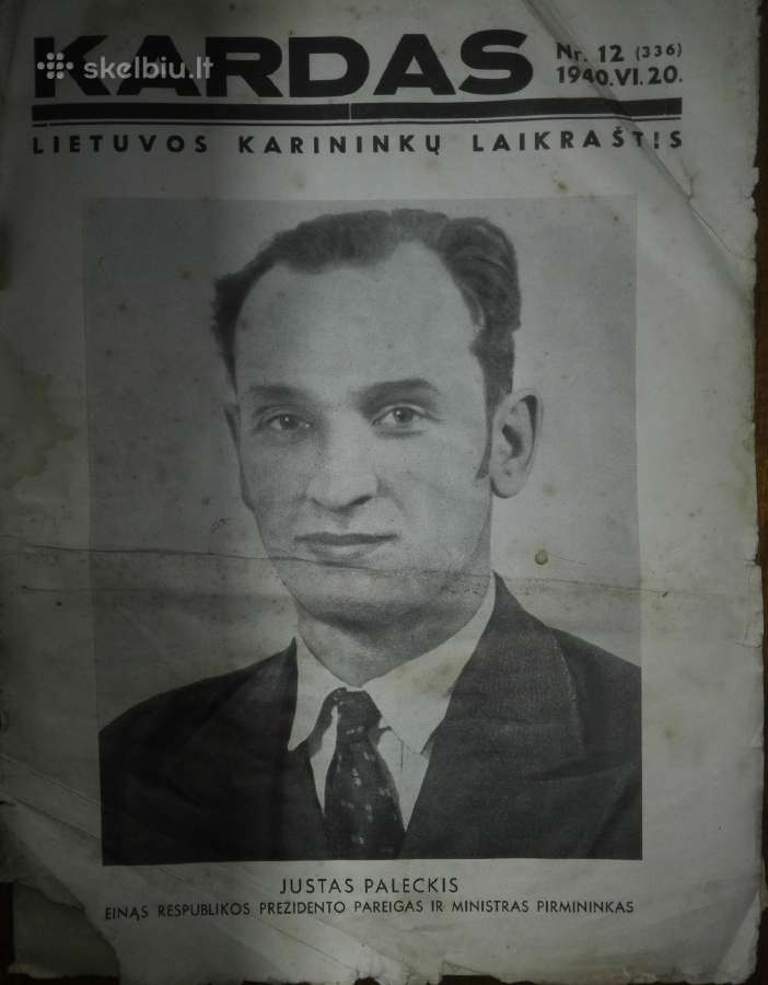 Kardas antikvarinis Lietuvos karininkų laikraštis - nuotraukos Nr. 19