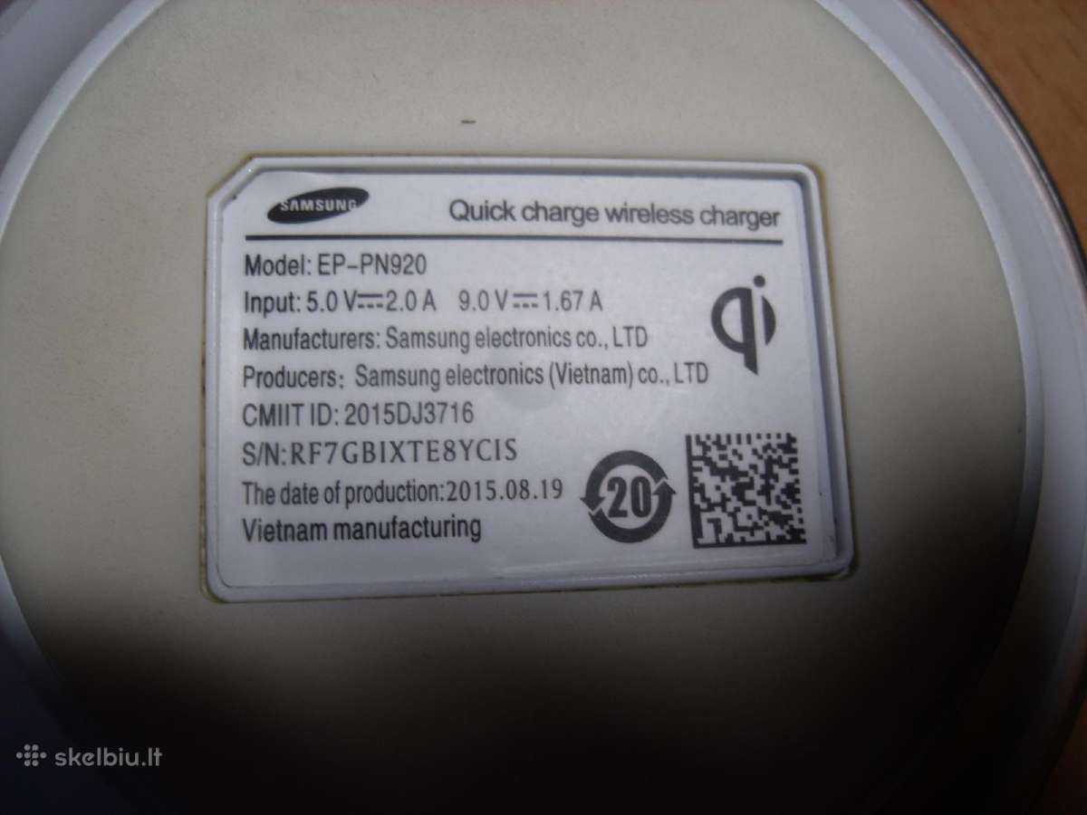 Belaidis įkroviklis „samsung“ ir powerbankas - nuotraukos Nr. 2