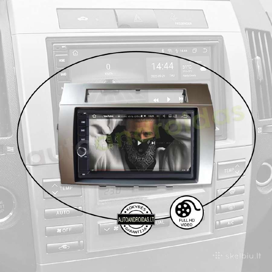2din Android multimedia Usb/GPS/WiFi/bluetoth/7" - nuotraukos Nr. 9
