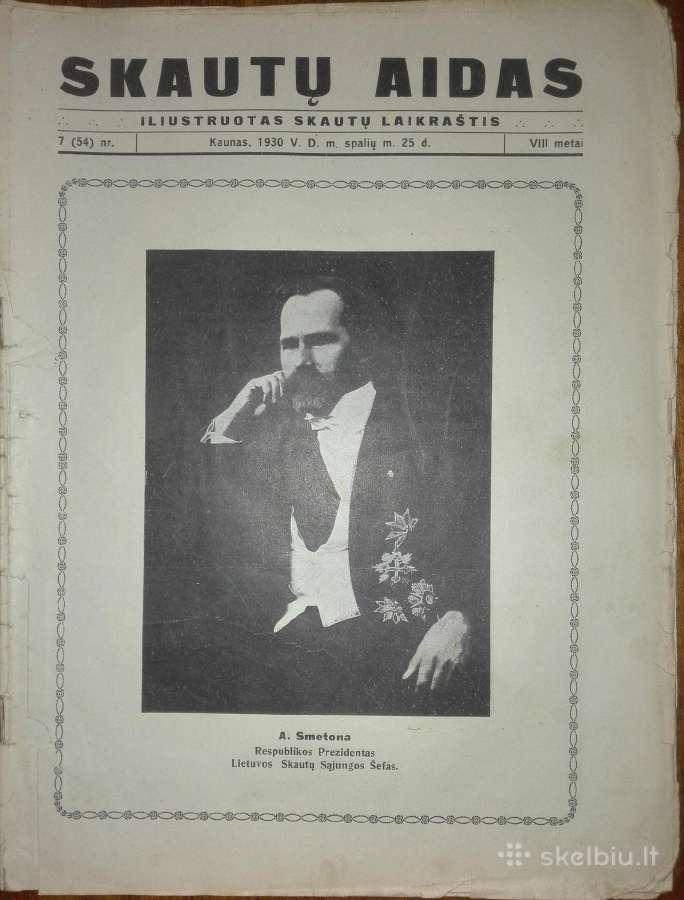 1252. Skautų Aidas antikvarinis-kolekcinis laikraš - nuotraukos Nr. 2