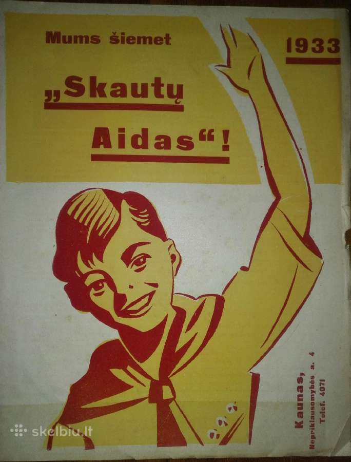 1252. Skautų Aidas antikvarinis-kolekcinis laikraš - nuotraukos Nr. 4