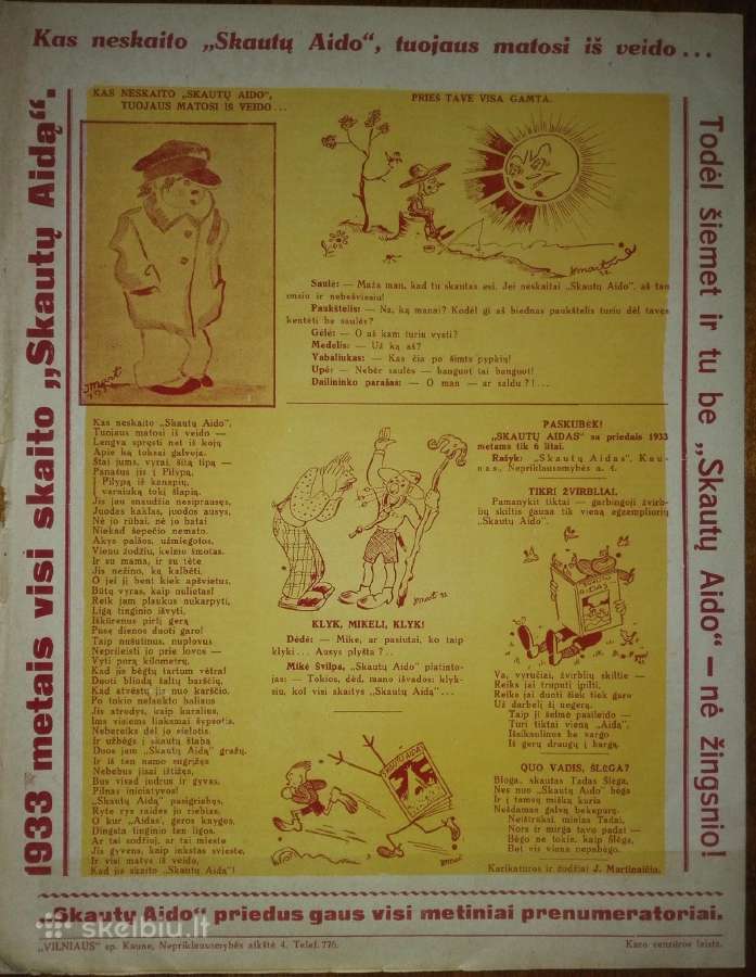 1252. Skautų Aidas antikvarinis-kolekcinis laikraš - nuotraukos Nr. 6