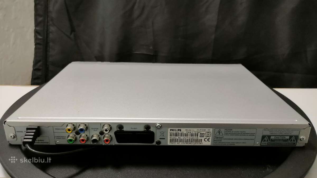 Philips dvp 3020/05 Dvd grotuvas - nuotraukos Nr. 3