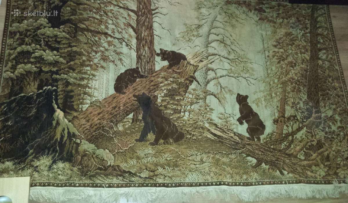 Senovinis kilimas Ivanas Šiškinas "Rytas Pušyne"