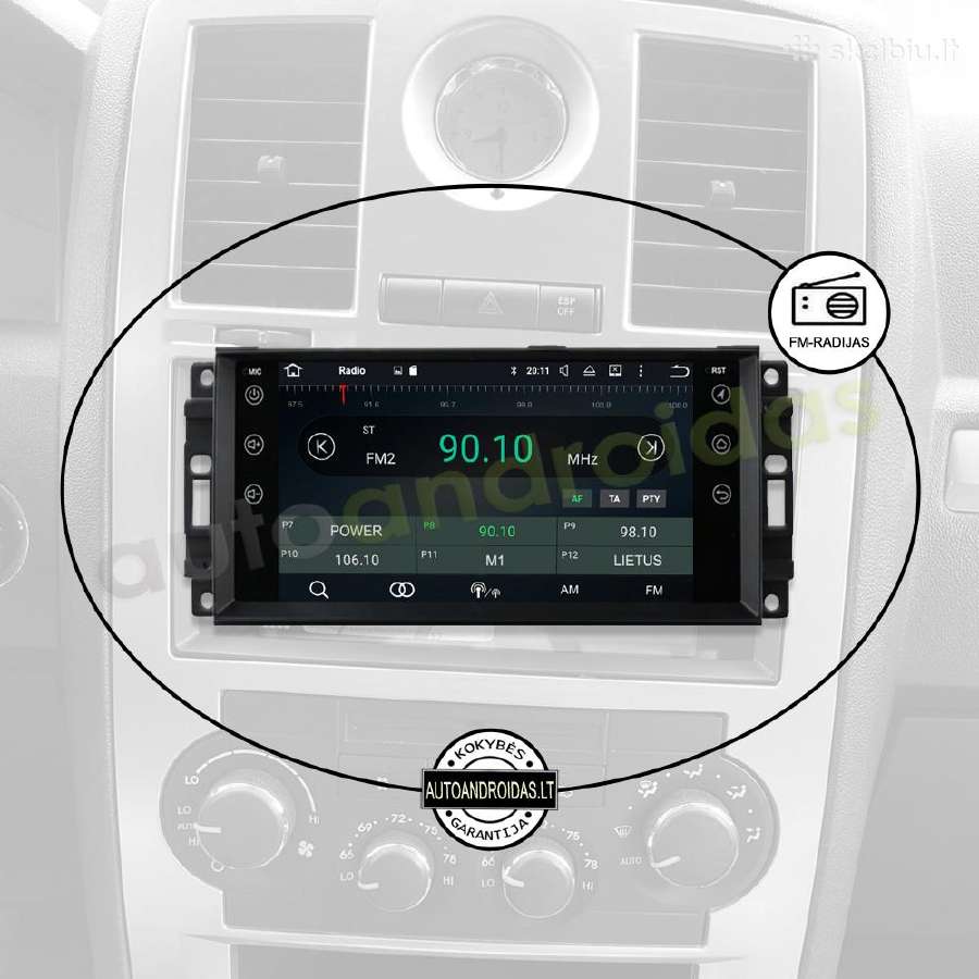 Chevrolet Chrysler Jeep Dodge Android multimedija - nuotraukos Nr. 4