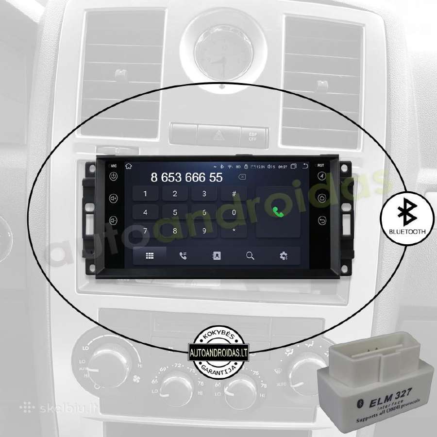 Chevrolet Chrysler Jeep Dodge Android multimedija - nuotraukos Nr. 5