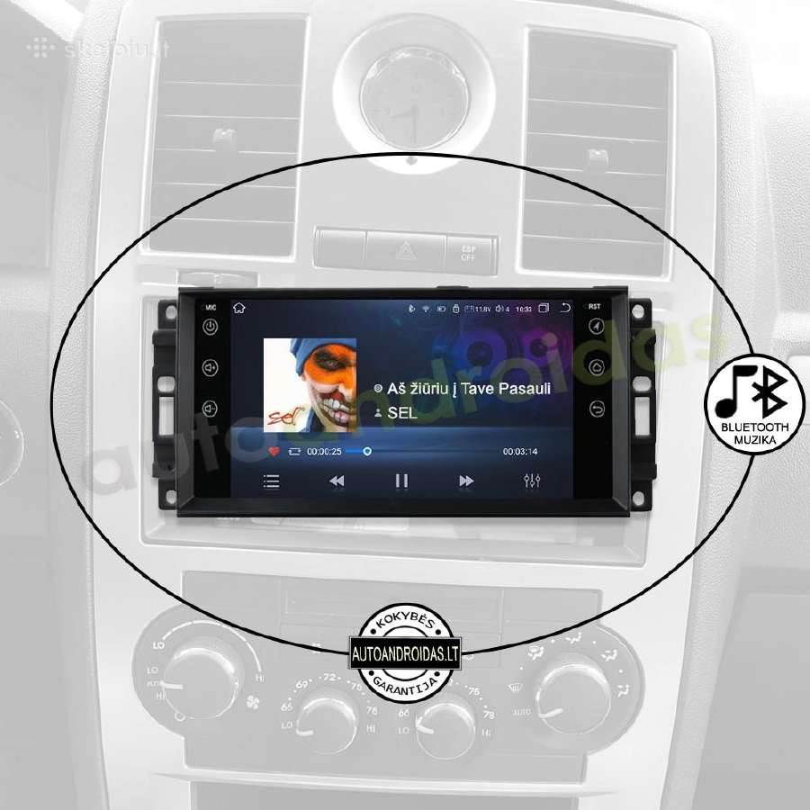 Chevrolet Chrysler Jeep Dodge Android multimedija - nuotraukos Nr. 6