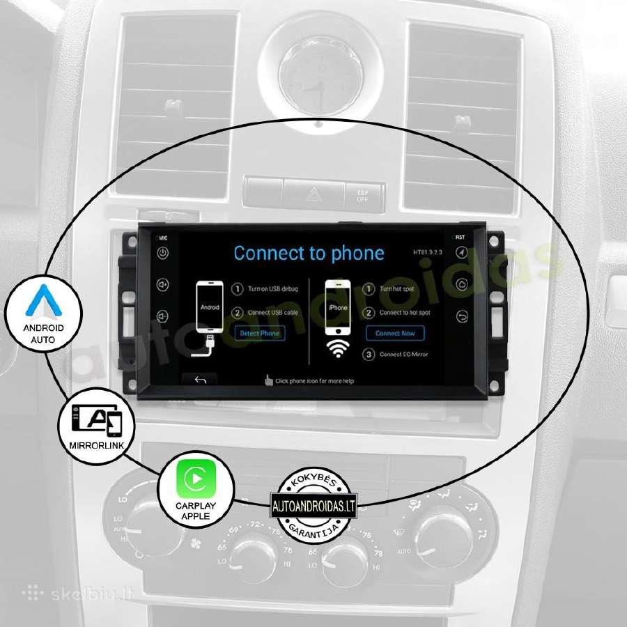 Chevrolet Chrysler Jeep Dodge Android multimedija - nuotraukos Nr. 10
