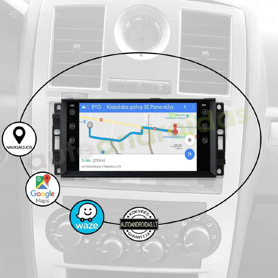 Chevrolet Chrysler Jeep Dodge Android multimedija - nuotraukos Nr. 11