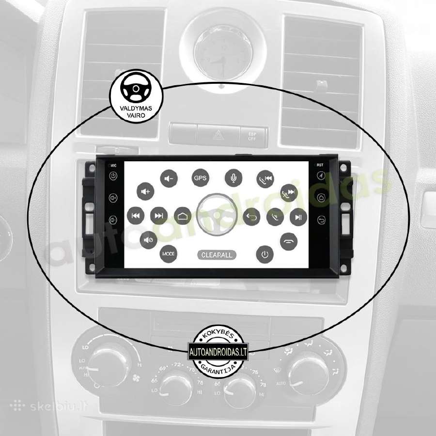 Chevrolet Chrysler Jeep Dodge Android multimedija - nuotraukos Nr. 12