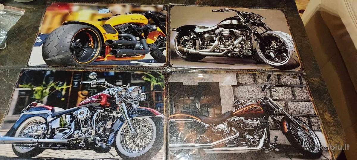 Lentelės su motociklais kaina10 eurų - nuotraukos Nr. 11