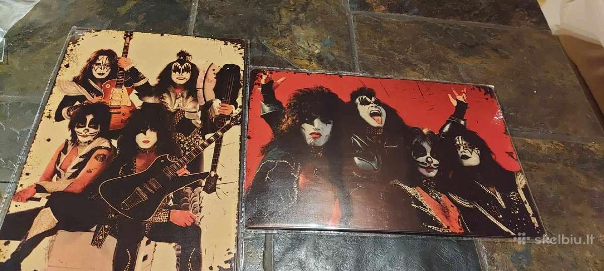 Metalinės lentelės muzikos tematika kaina po 10 eu