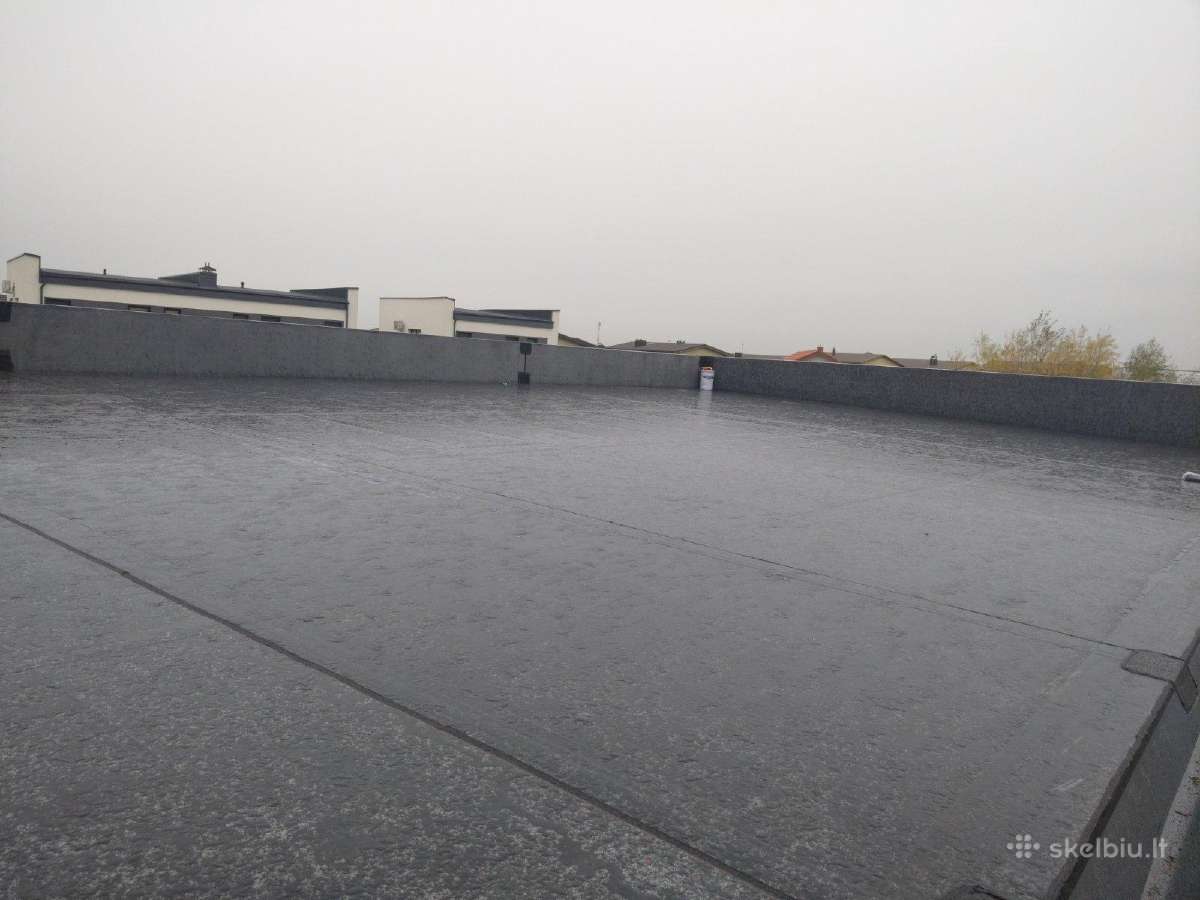 Epdm dangos montavimas, plokščių stogų šiltinimas - nuotraukos Nr. 17