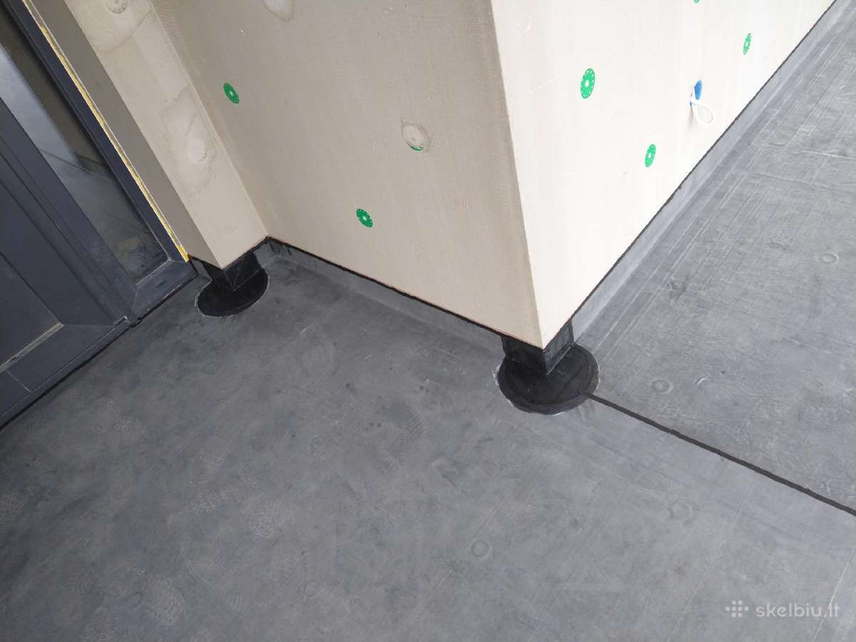 Epdm dangos montavimas, plokščių stogų šiltinimas - nuotraukos Nr. 22