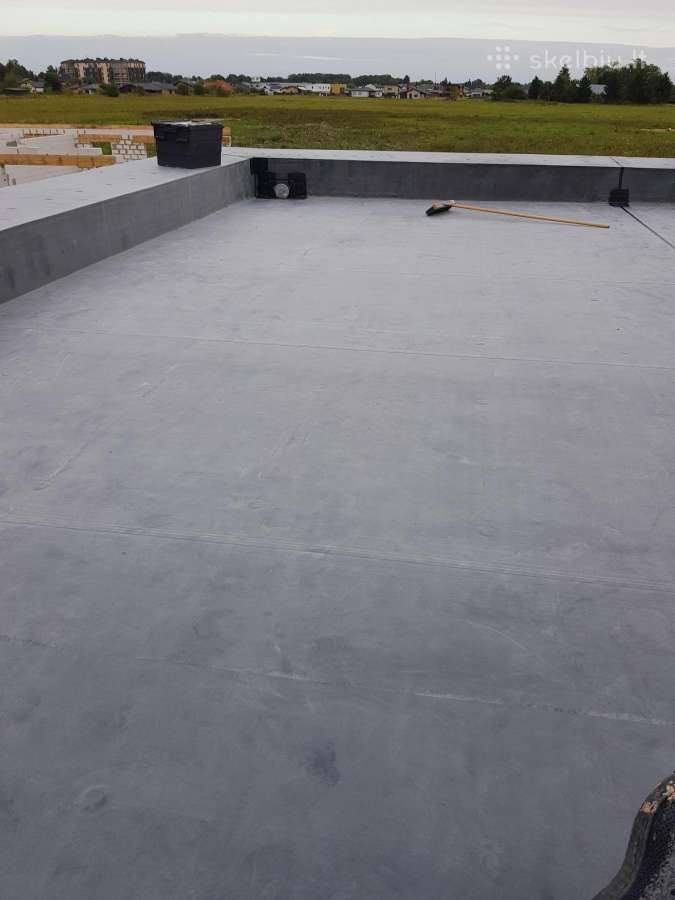 Epdm dangos montavimas, plokščių stogų šiltinimas - nuotraukos Nr. 25