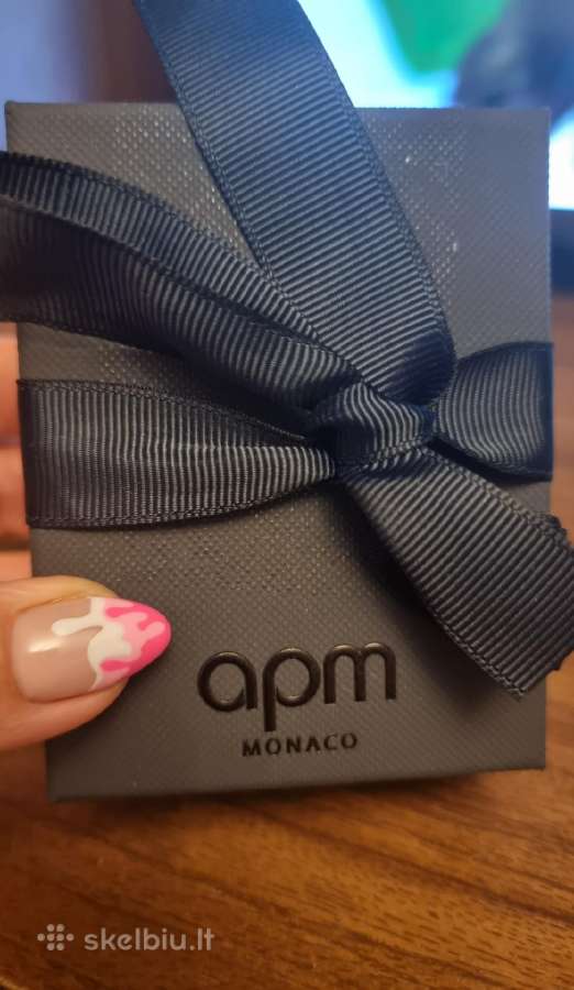 Apm Monaco sidabriniai auskarai - nuotraukos Nr. 7