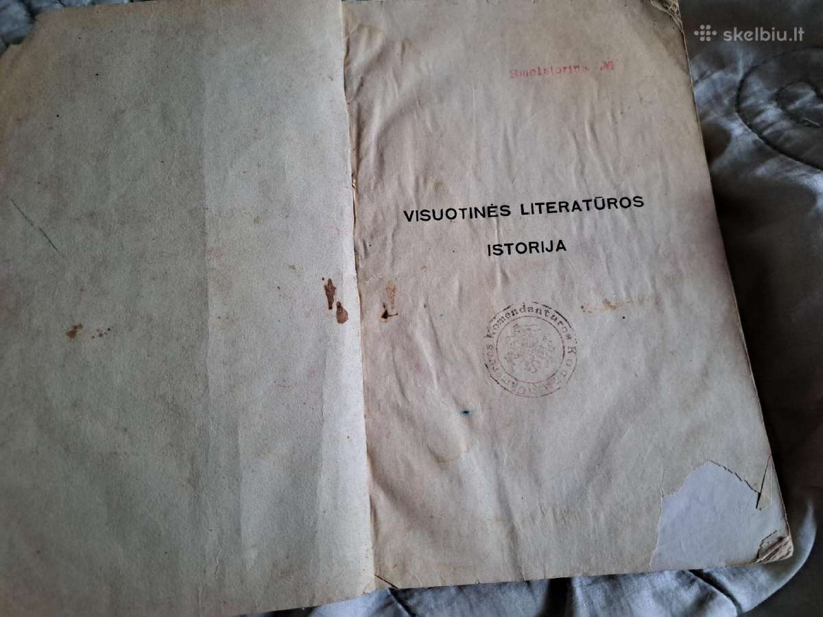 ,Visuotinė literatūros istorija - nuotraukos Nr. 3