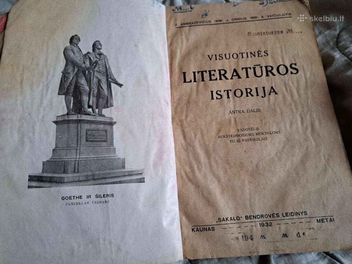 ,Visuotinė literatūros istorija - nuotraukos Nr. 4