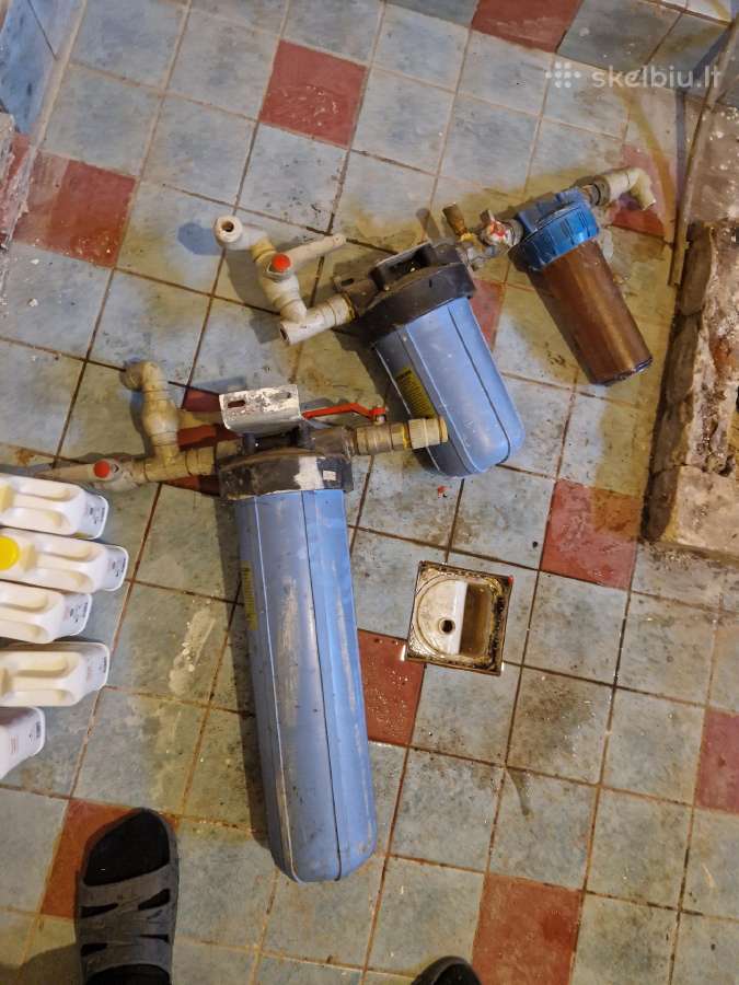Vandens valymo filtrų korpusai