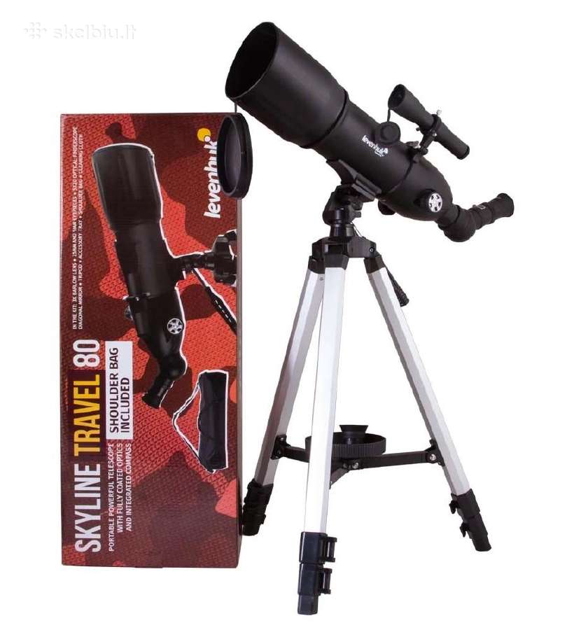 Teleskopas Levenhuk Skyline Travel 80 80/400 160x