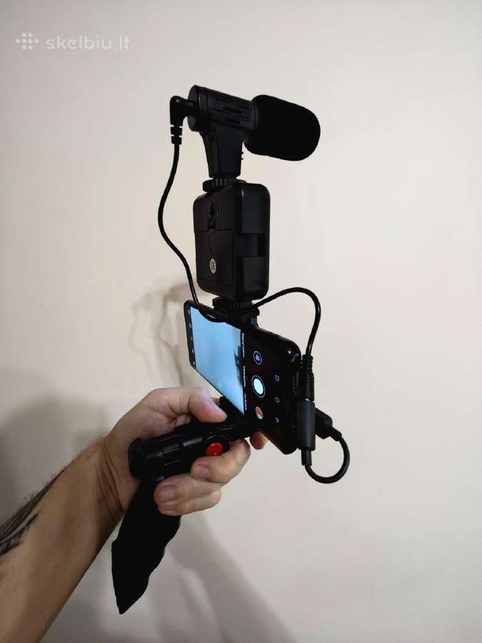 Vlogger komplektas su stovu