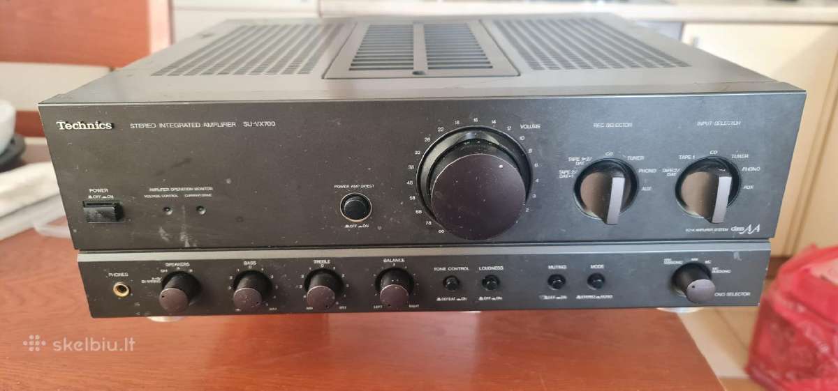 Parduodami audio stiprintuvai Technics