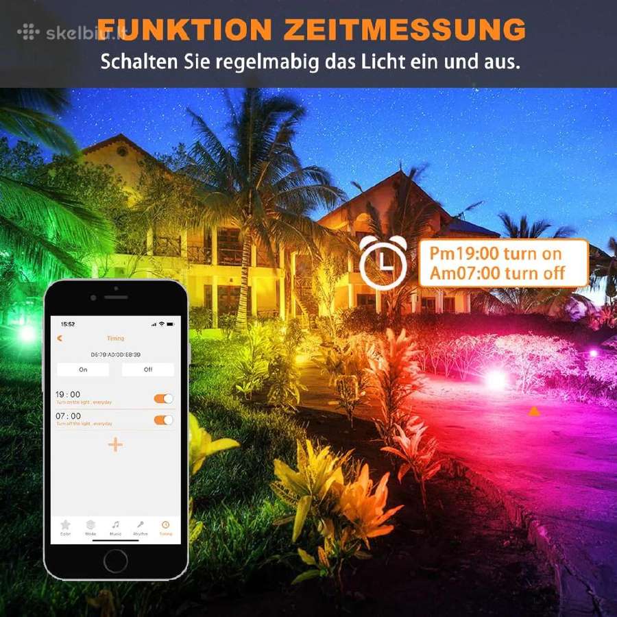4 x Rgb LED Flood light lempos 30w Ip66 - nuotraukos Nr. 2